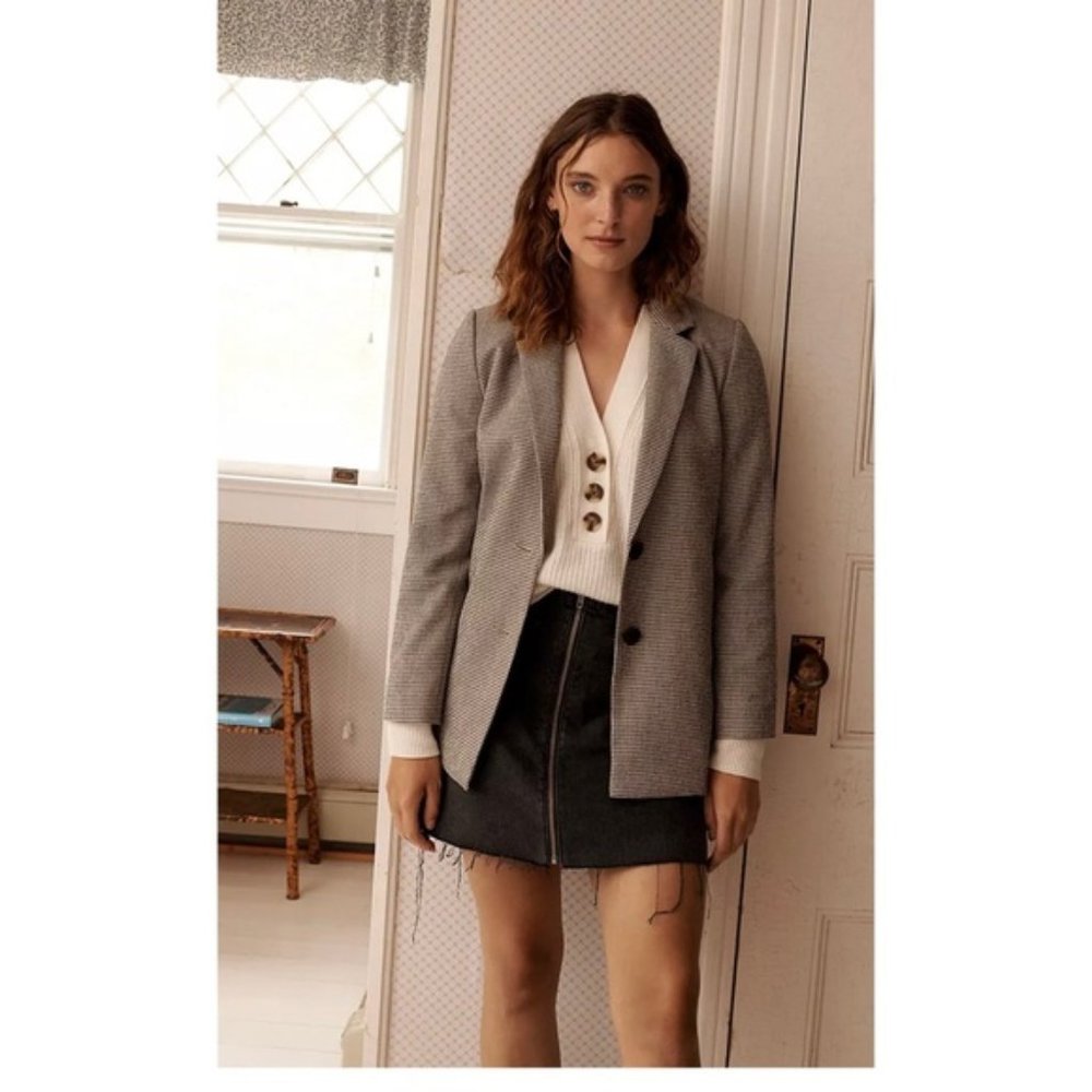 Madewell Rigid Denim A-Line Mini Skirt Size 24